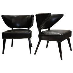 Hollywood Regency Lounge Chairs in the Style of William Haines