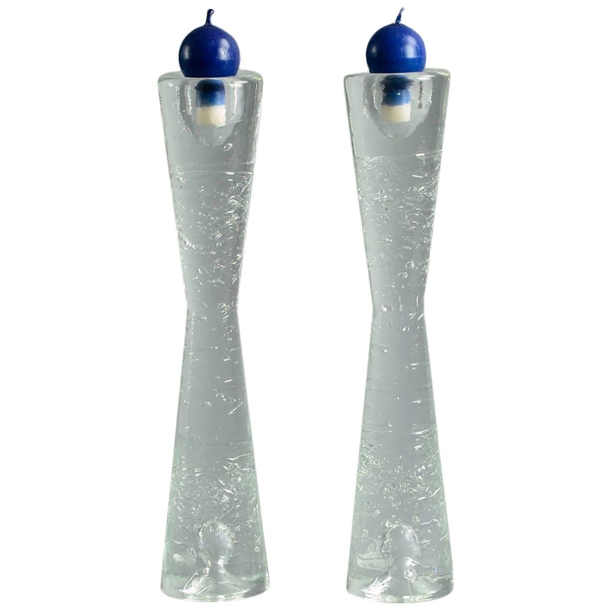 Pair of Candlesticks by Timo Sarpaneva for Iittala For Sale