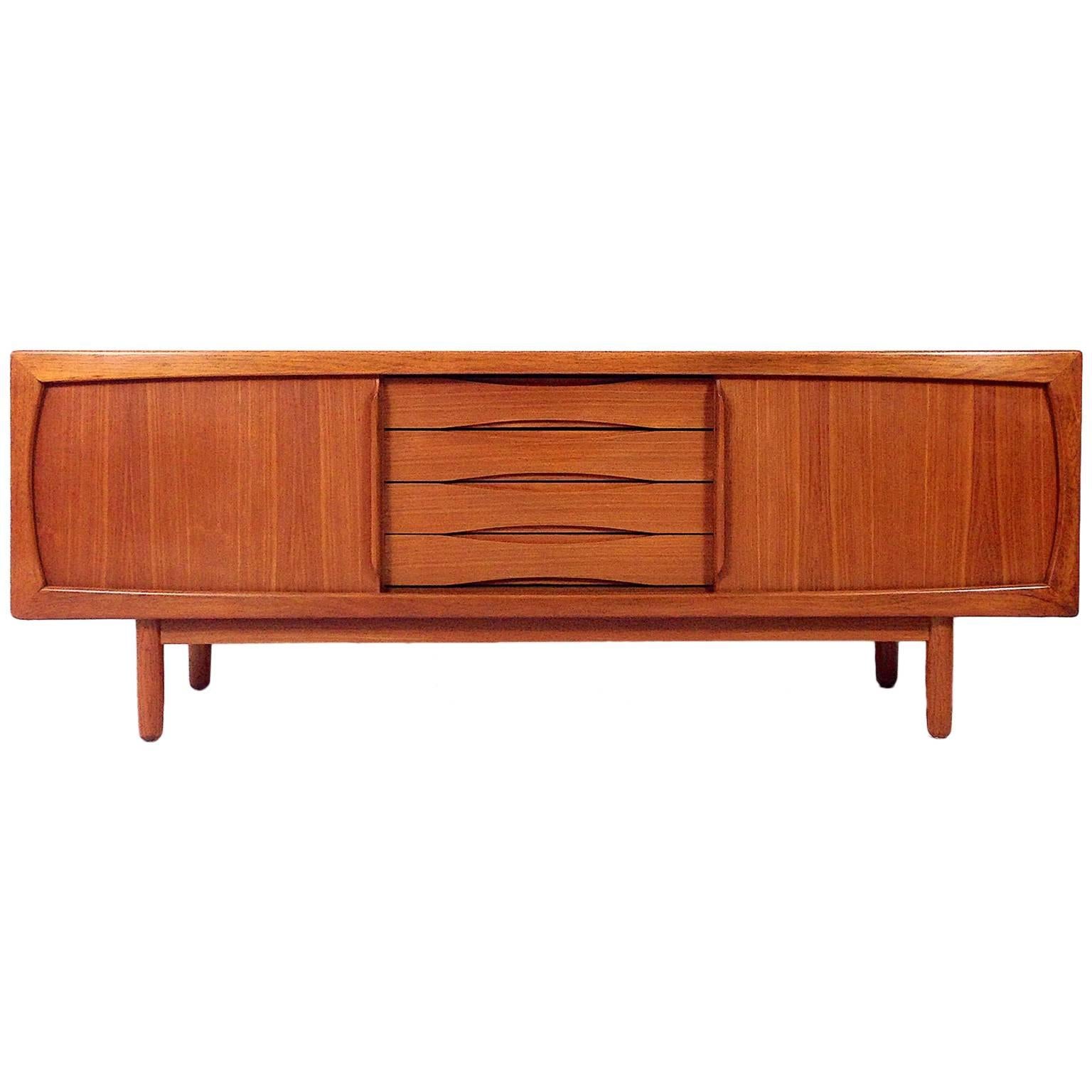 Danish Teak Credenza by Dyrlund Denmark, 1960s