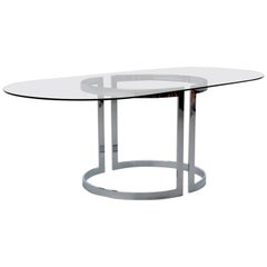 Oval Cidue Dining Table, Italy, 1970