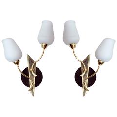 Pair of Stylish Wall Sconces