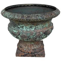 Antique Cast Iron Urn