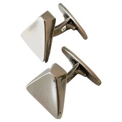 Vintage Bent Knudsen Danish Sterling Silver Cuff Links