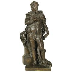 Bronze Sculpture Reproduction of John Micheal Rysbrack, Early 20th Century