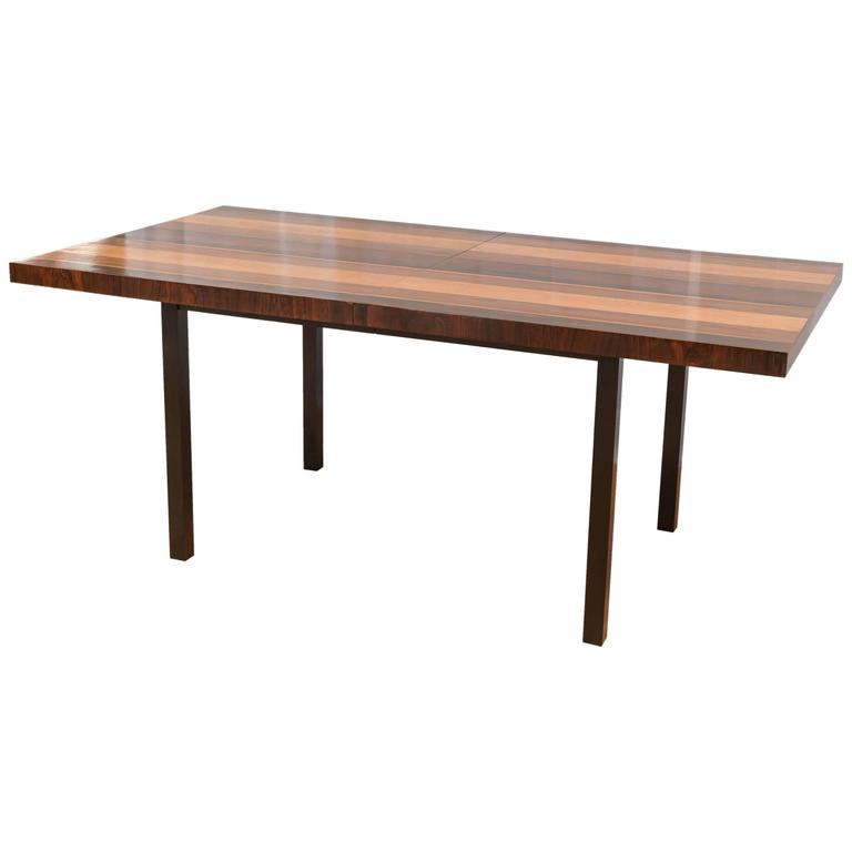 Milo Baughman Mix Wood Dining Table for Thayer Coggin at 1stDibs