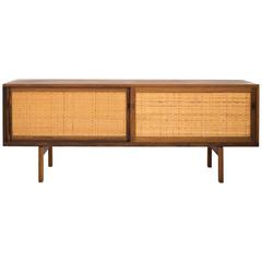 Sideboard in Rosewood and Cane