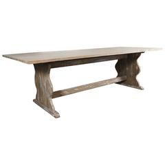 Antique Rustic Country Farm Table
