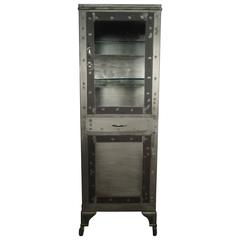 Industrial Tall Medical Display Cabinet