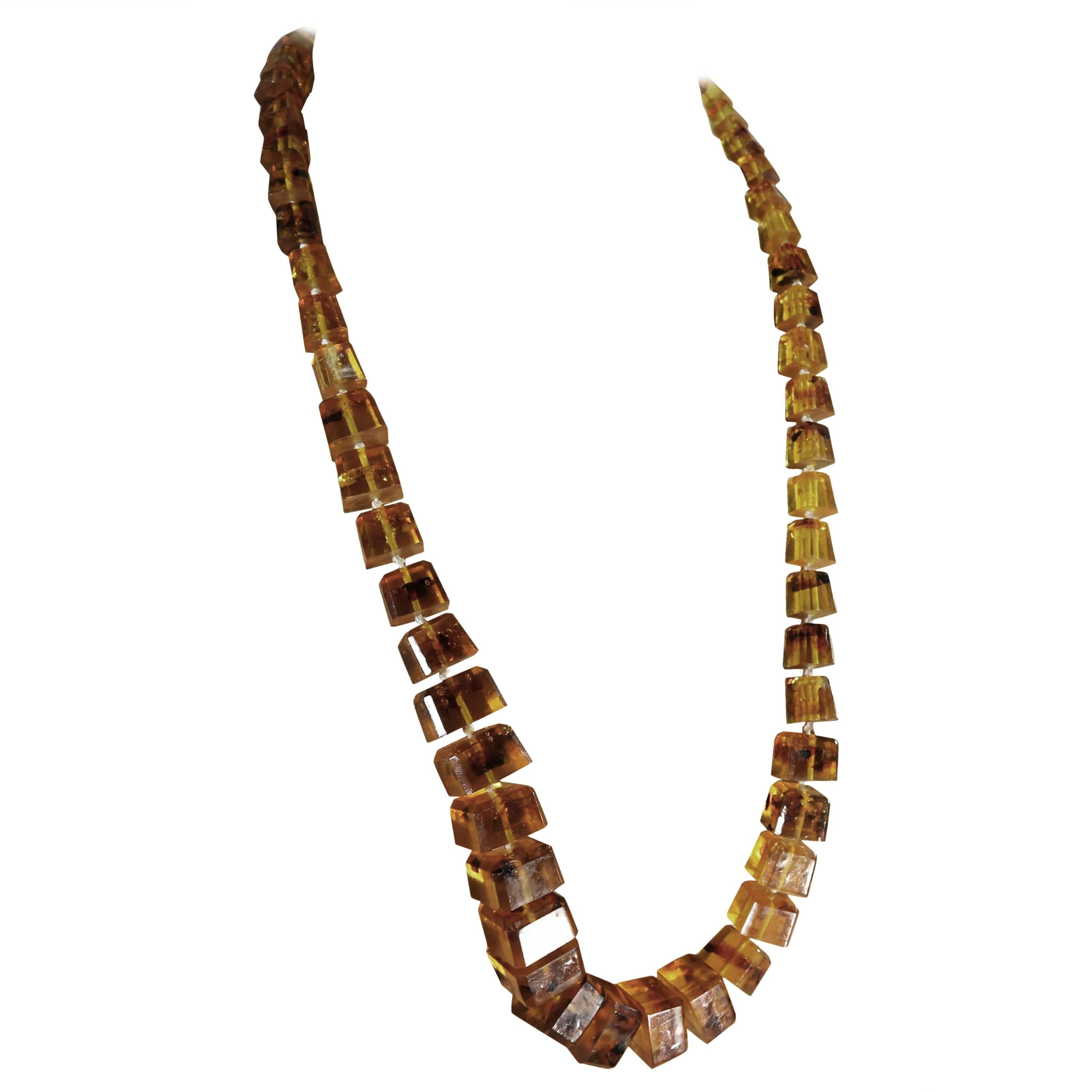 Fine Baltic Graduated, Amber Necklace