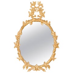 Miroir à feuilles de chêne à la manière de George III