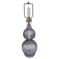 Glass Seltzer Bottle Lamp