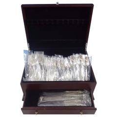 Old Master by Towle Sterling Silver Flatware Set for Eight, 40 Pieces, New