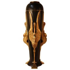 Grand French Bronze Empire Vase