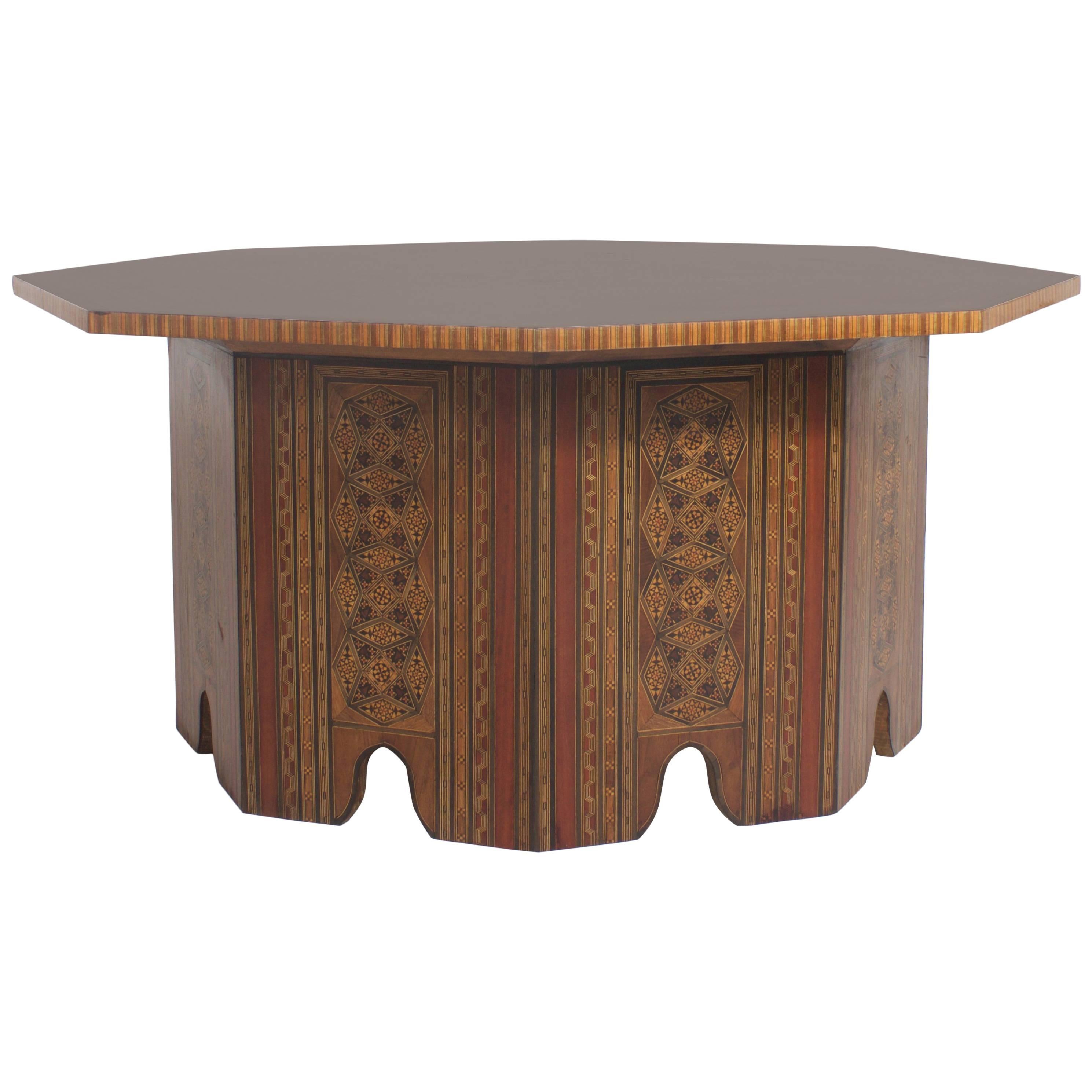 Syrian Marquetry Coffee or Cocktail Table