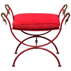 Red Italian Bench 12