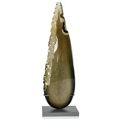 Clovis in Bronze glass sculpture by James Devereux