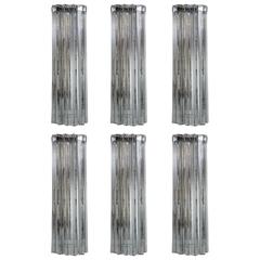Set of Six Sconces in Murano Glass
