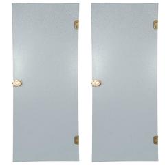 Art Deco Toughened Glass Doors