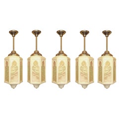 Moorish Style Cathederal Globes 1920s