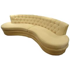 Vintage Serpentine Long and Sexy Custom Sofa