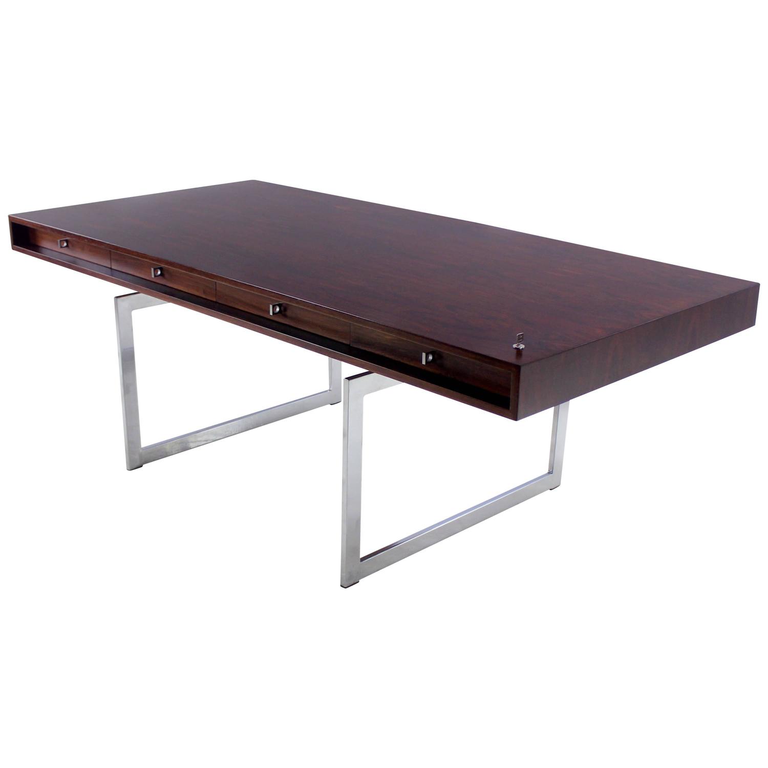 Impressive Mahogany Office Desk 5ft natural mahogany presidential resolute office credenza desk so f 576 58 Impressive Danish Modern Rosewood And Chrome Executive Desk By Bodil Kjaer At 1stdibs Impressive Mahogany Office Desk brilliant mahogany office desk mahogany and more desks impressive Impressive Danish Modern Rosewood And Chrome Executive Desk By Bodil Kjaer At 1stdibs