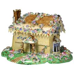 Staffordshire porcelain "Cottage Ornee" early 19th century