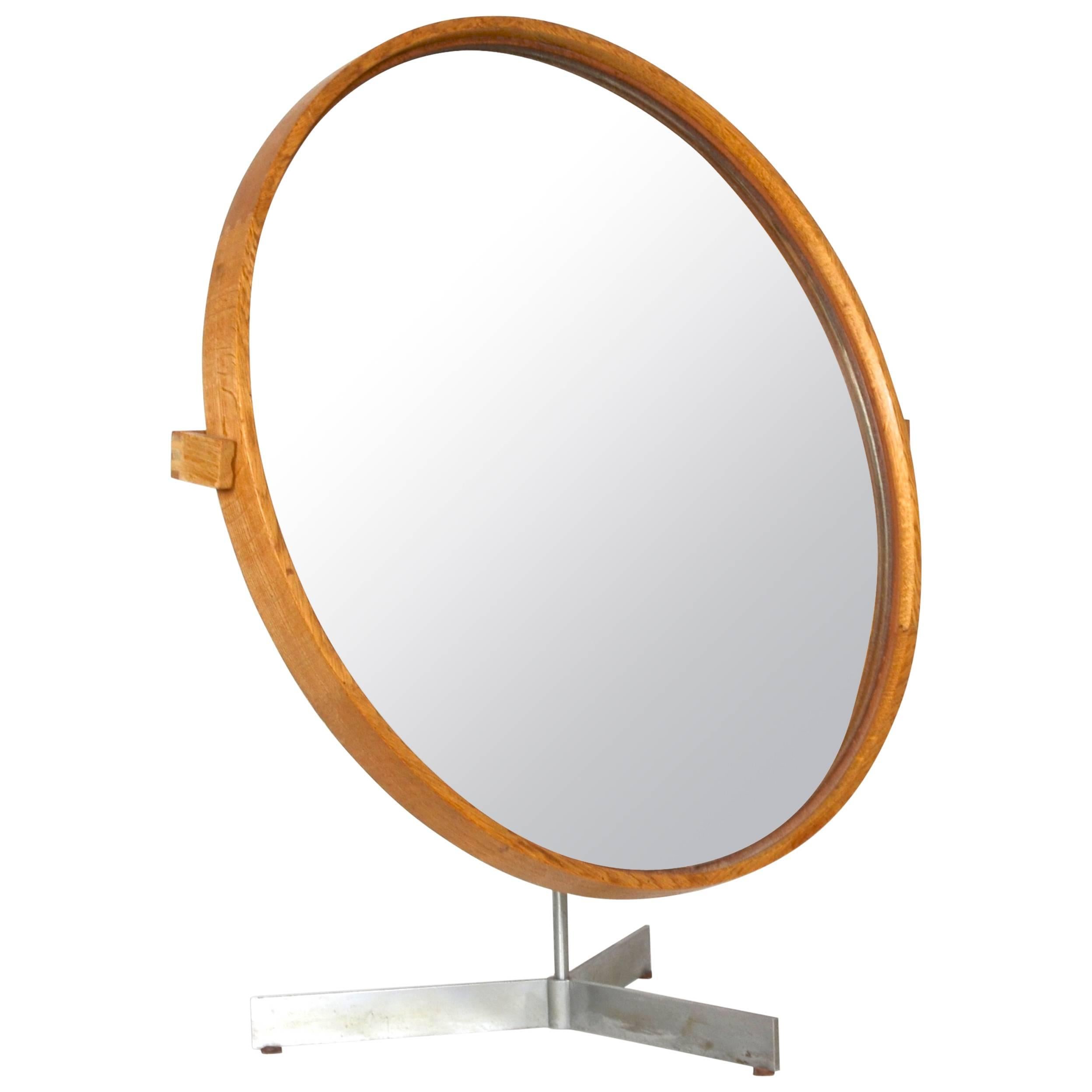 Table Mirror by Uno & Östen Kristiansson for Luxus of Sweden, 1960s For Sale