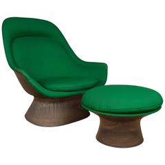 Warren Platner for Knoll Easy Chair and Ottoman