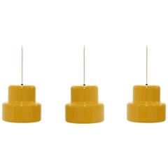 Set of Three Large Pendant Lamps by Fog 
Mørup