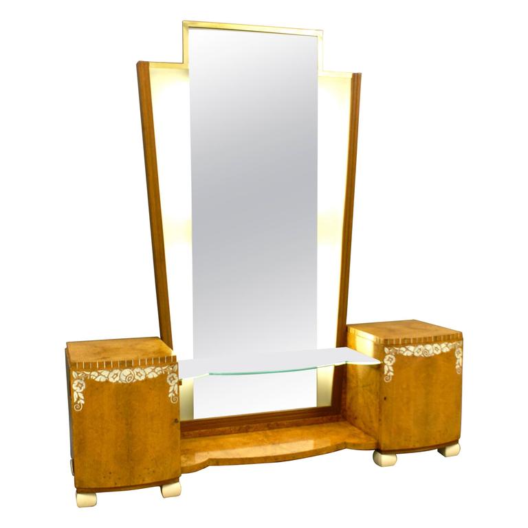 superb quality french art deco dressing mirror at 1stdibs superb quality french art deco dressing mirror at 1stdibs