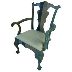 Hand Decorated Chippendale Style Chair by Jamie Drake 2