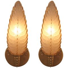 Pair of Mid-Century Wall Sconces by Ezan