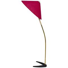 Viennese Mid-Century Modern Kalmar Brass Floor Lamp with Clawfoot 1950s Austria 9
