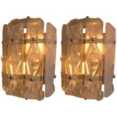 Paul Marra Faceted Glass Sconce 4