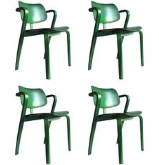 Retro Tapiovaara "Aslak" Chair ASKO, Set of Four