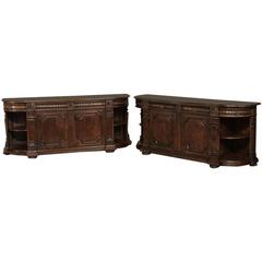 19th Century Neoclassical French Walnut Buffets