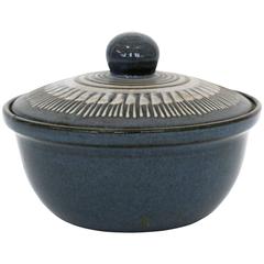 Swedish Ceramic Bowl with Lid
