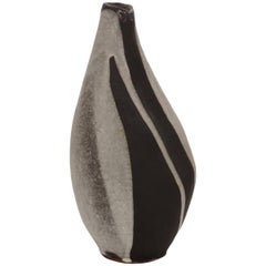 Vintage Black and White Ceramic Vase