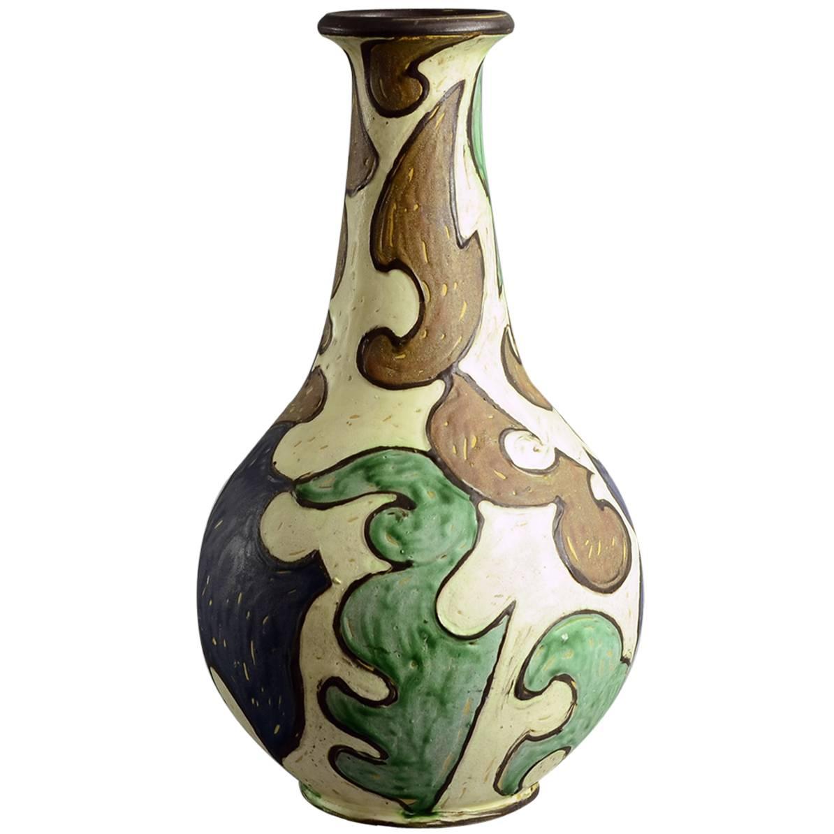 Monumental Vase by Jens Thirslund for Herman Kahler Keramik For Sale