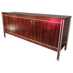 Veneer Makassar Palissander Sideboard by Negroni, 1970s