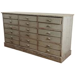Antique 18-Drawer Multi Dresser Base