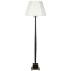 Paul Marra Faux Shagreen Floor Lamp 1940s Inspired - Mocha 12