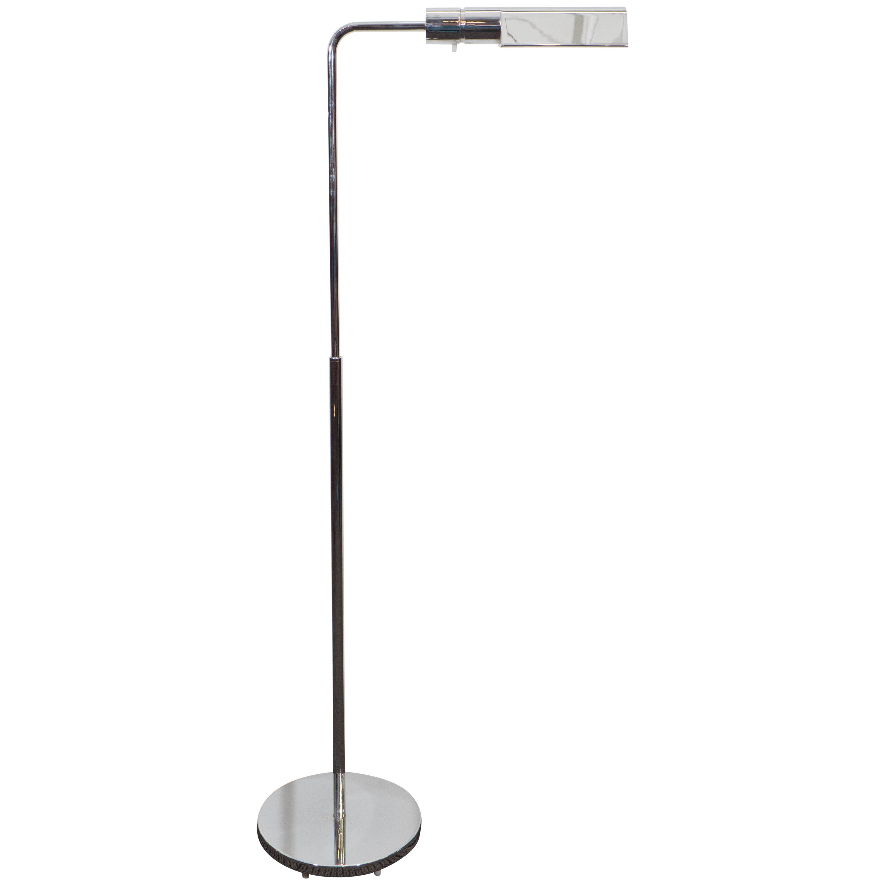 Caa Adjustable Reading Floor Lamp In Chrome