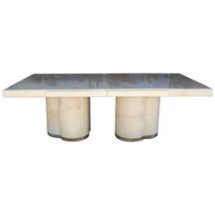 Great Parchment Dining Table/Desk
