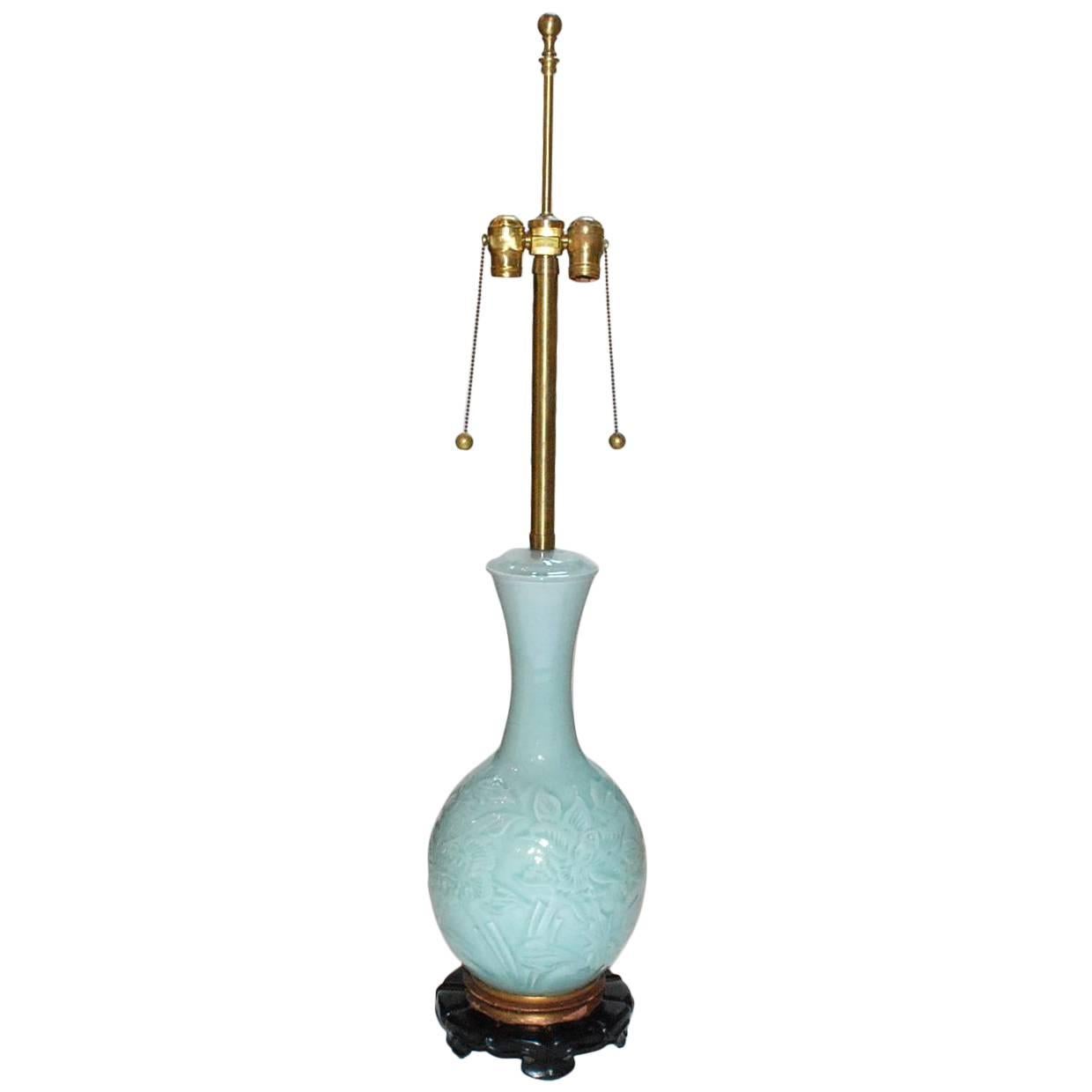 Italian Ceramic Table Lamp For Sale