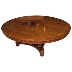 Good George iv Figured Mahogany Dining Table of Large Size