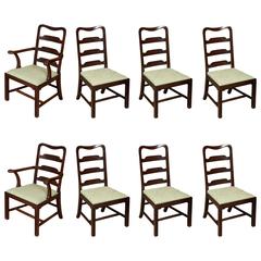 Superb Set of Eight George II Mahogany Dining Chairs 7