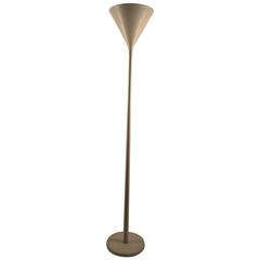 White Enamel Torchiere After Max Bill 10