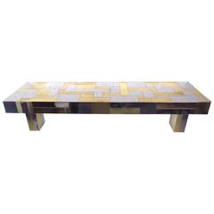 Paul Evans Patchwork Cityscape Wall Console for Directional