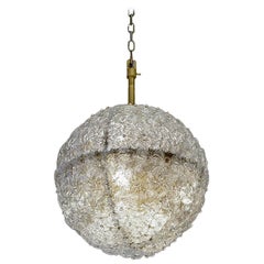 Lovely Suspension Covered with Murano Glass Flowers